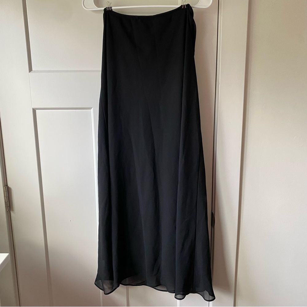 Vintage Black Maxi Skirt Dressbarn